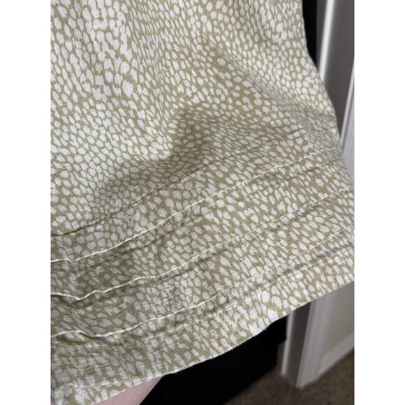 Nicole Miller Original Linen Blend Shift Dress Women's L beachy‎ light Fisherman - Picture 3 of 8